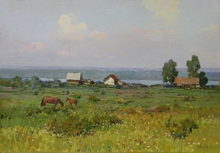 В. Копаев. Околица с. Мочище. 1995 г. 